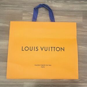 Louis Vuitton Orange Shopping Bag